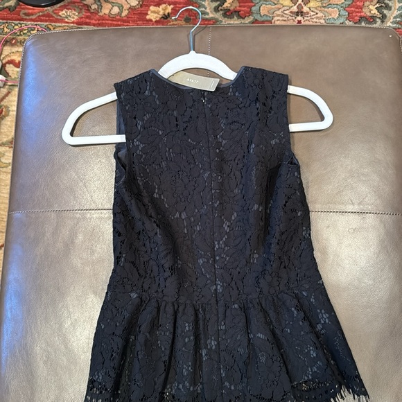 Black J Crew lace blouse new with tags - Picture 2 of 4